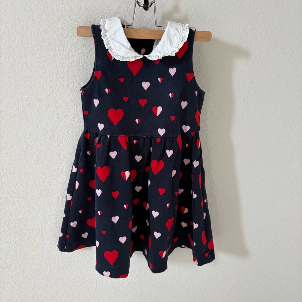 Janie & Jack Heart Ponte Dress Size 6
